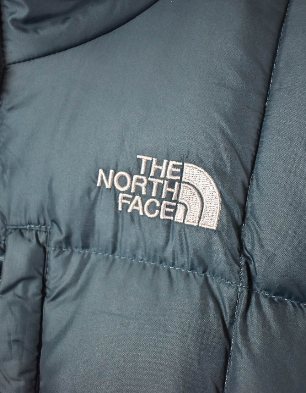 Blue The North Face Reverisble 550 Puffer Jacket - Small