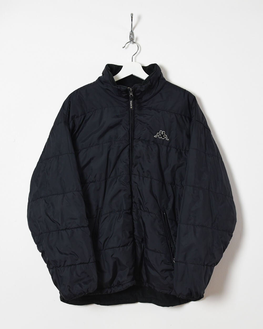 Black kappa store puffer jacket