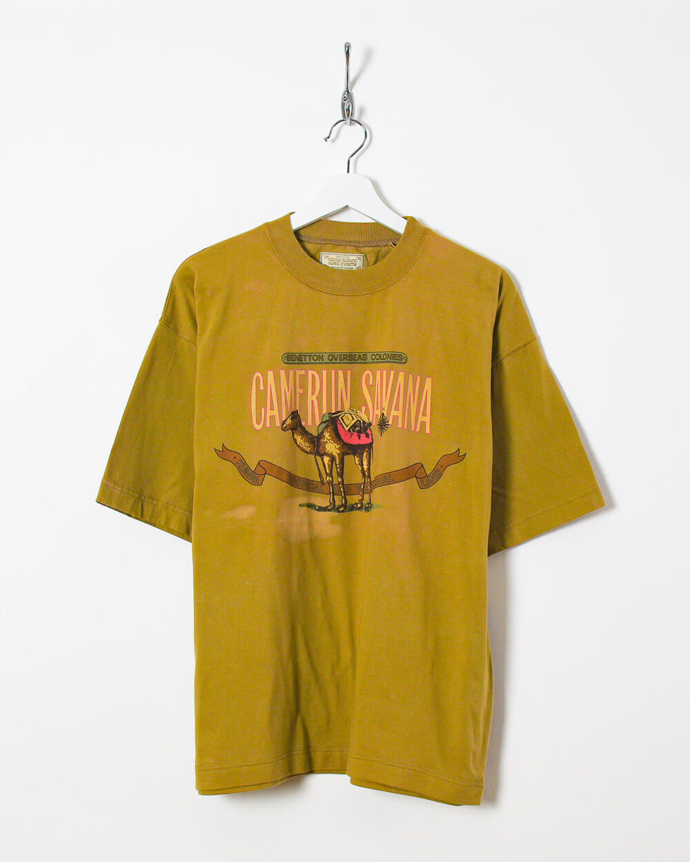 Benetton Camerun Savana T-Shirt - Medium - Domno Vintage 90s, 80s, 00s Retro and Vintage Clothing 