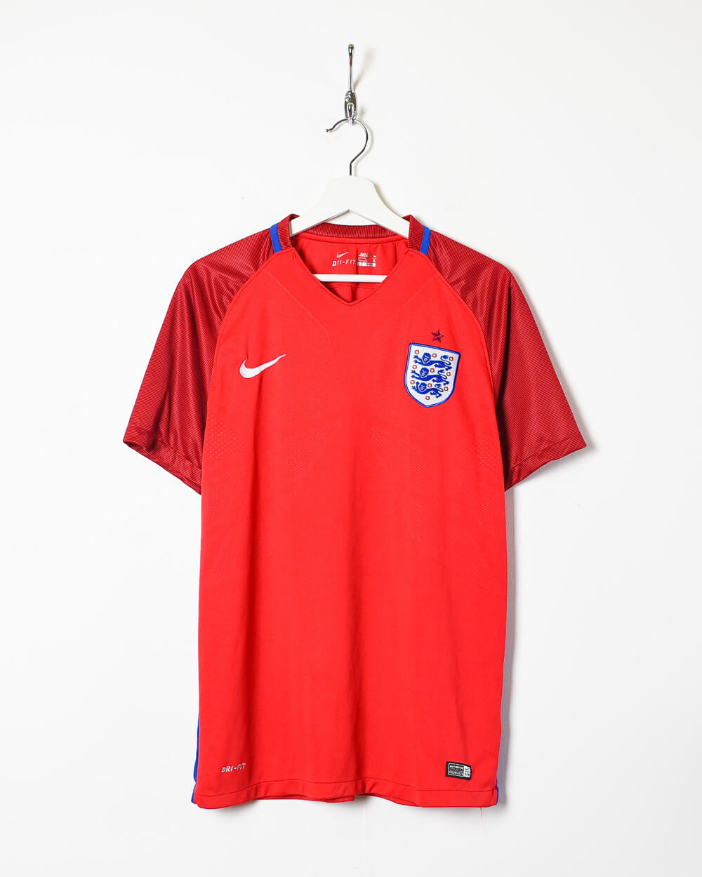 Red Nike 2016 England Away Shirt - Large