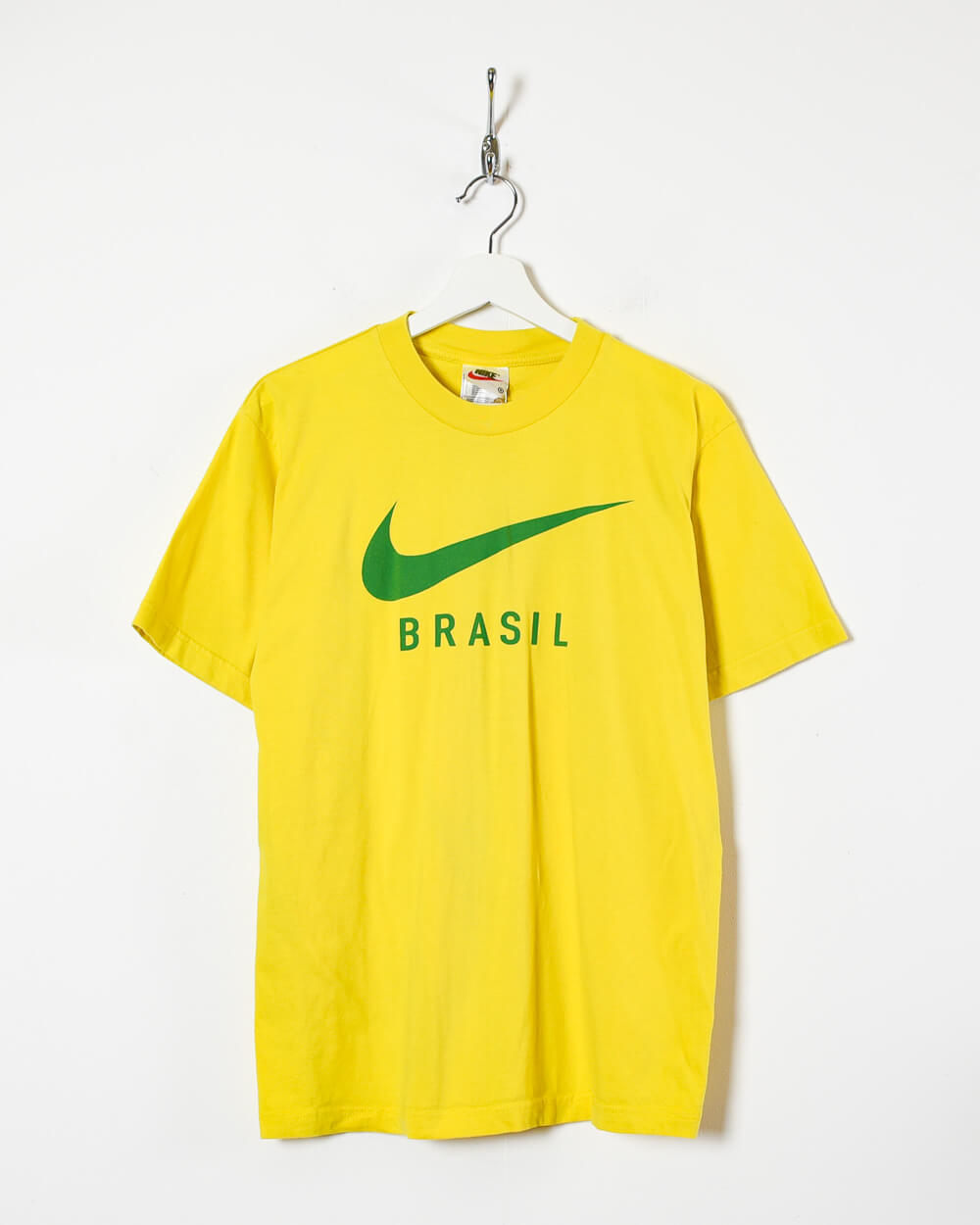 Yellow Nike 90s Brazil T-Shirt - Small