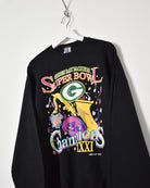 Logo 7 Green Bay Packers Super Bowl Sweatshirt - X-Large - Domno Vintage 90s, 80s, 00s Retro and Vintage Clothing 