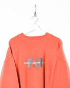 Orange Fiori Jeans Inc Sweatshirt - Large