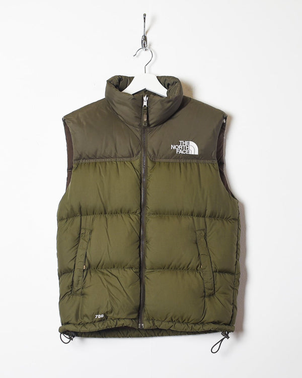 Khaki The North Face 700 Down Gilet - Small
