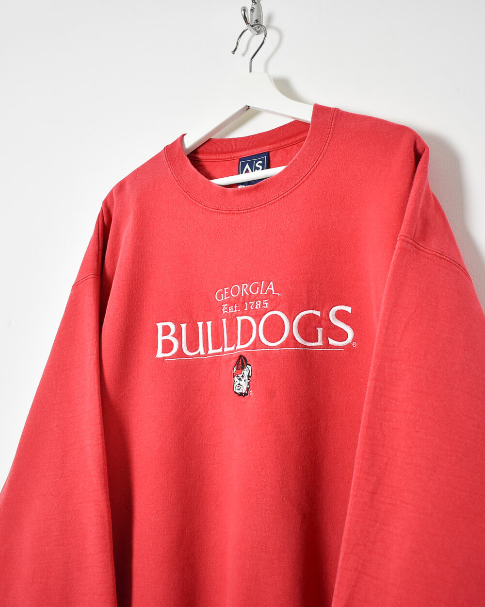 Vintage 00s Cotton Red AS Georgia Bulldogs 1785 Sweatshirt X Large Domno Vintage