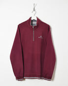 Champion 1/4 Zip Sweatshirt - Large - Domno Vintage 90s, 80s, 00s Retro and Vintage Clothing 