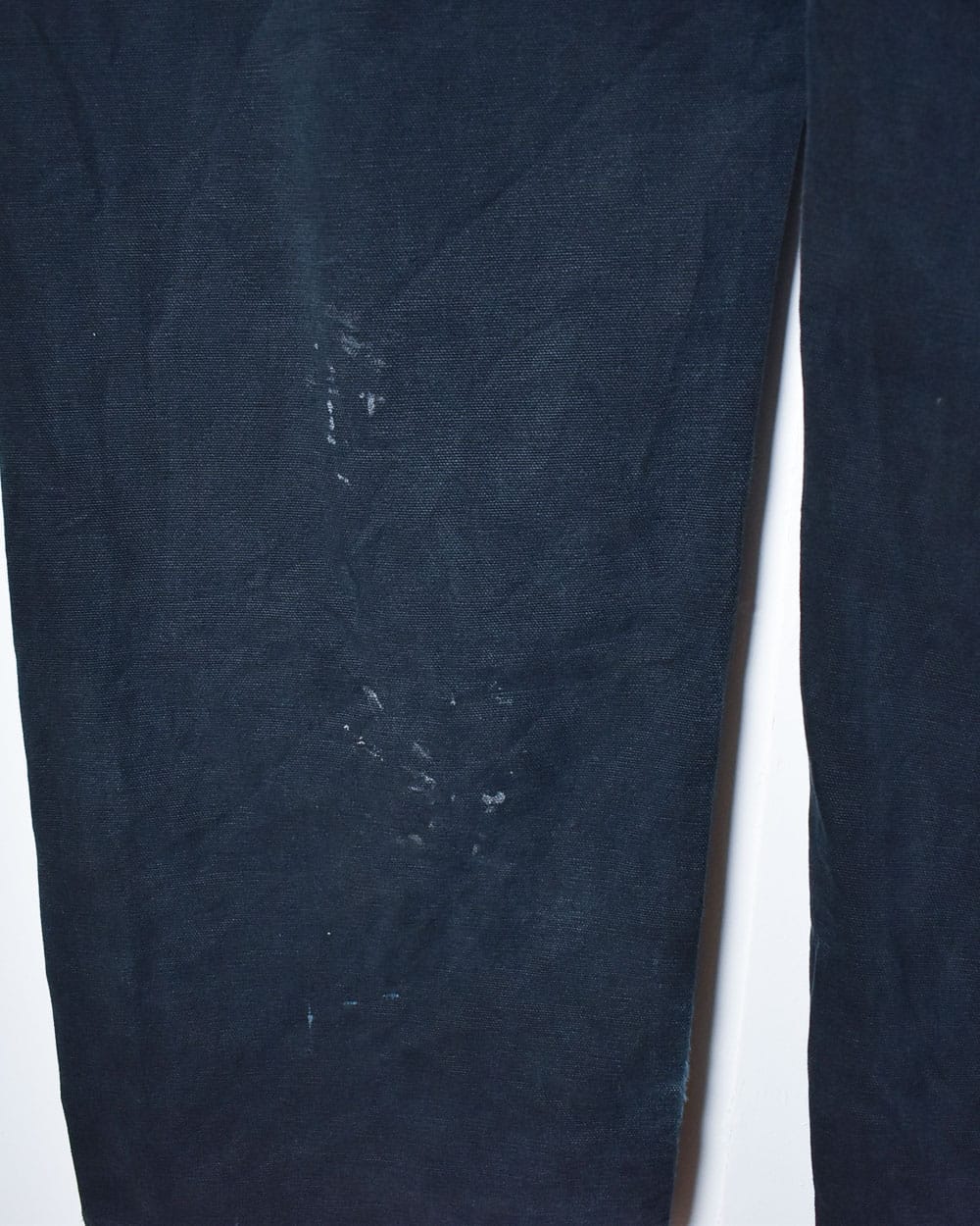 Black Carhartt Distressed Double Knee Carpenter Jeans - W38 L32