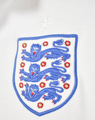 White Umbro 2009/10 England Home Shirt - Large
