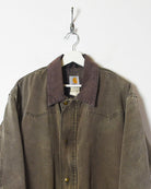 Brown Carhartt Tall Workwear Jacket - Large