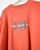 Orange Fiori Jeans Inc Sweatshirt - Large