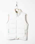 White The North Face Women's 700 Down Gilet - Small 