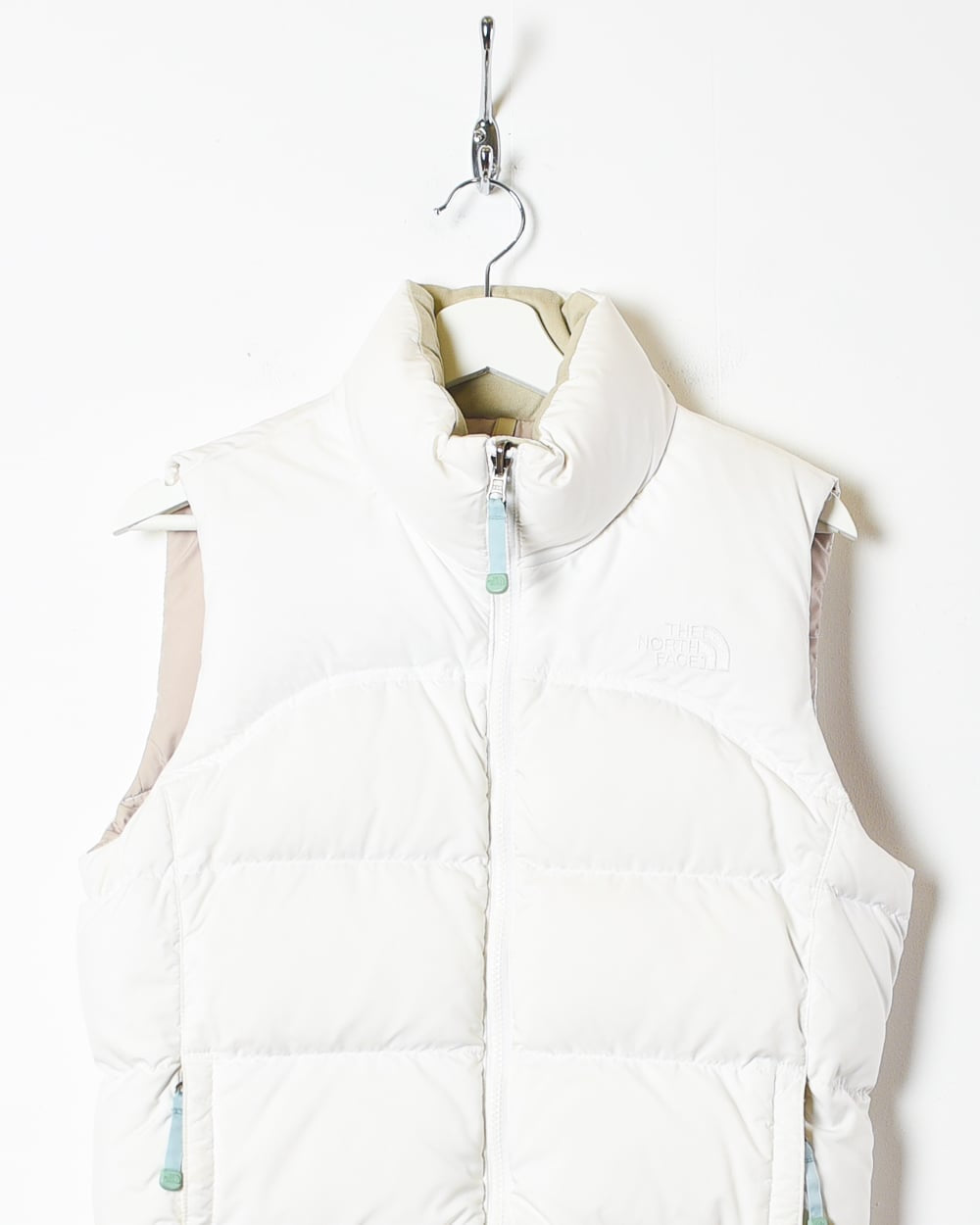 White The North Face Women's 700 Down Gilet - Small 