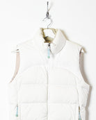 White The North Face Women's 700 Down Gilet - Small 