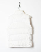 White The North Face Women's 700 Down Gilet - Small 