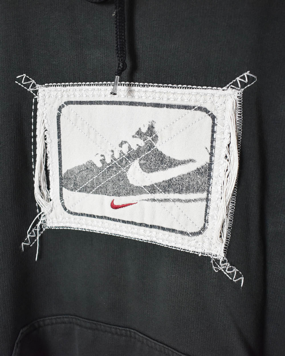 Black Nike Cortez Hoodie - Large