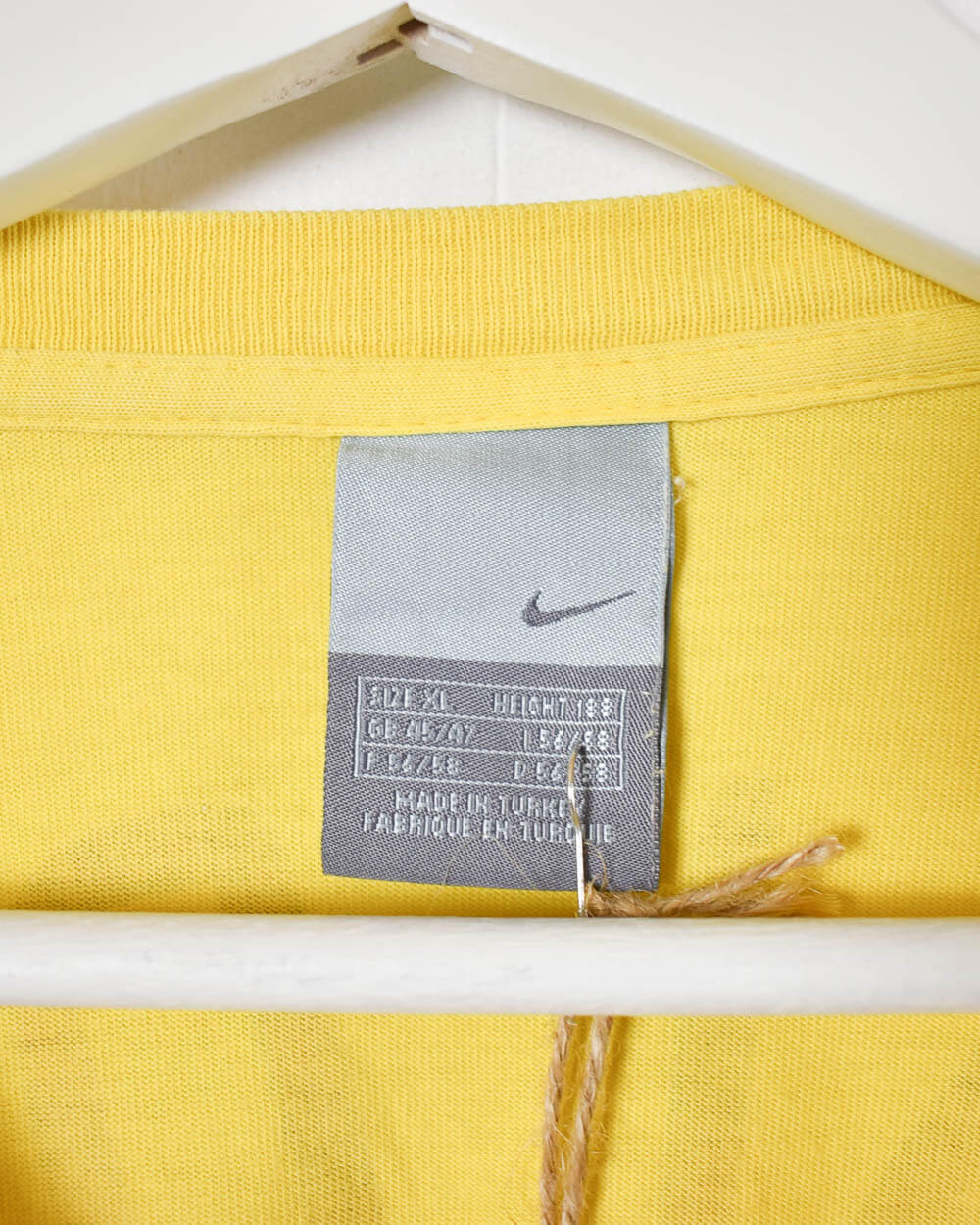 Yellow Nike Brazil Ronaldinho 10 T-Shirt - Medium