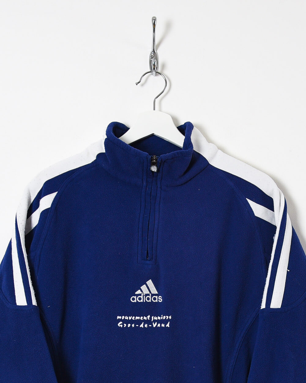 Adidas 1/4 Zip Fleece - Large - Domno Vintage 90s, 80s, 00s Retro and Vintage Clothing 