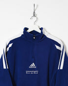 Adidas 1/4 Zip Fleece - Large - Domno Vintage 90s, 80s, 00s Retro and Vintage Clothing 