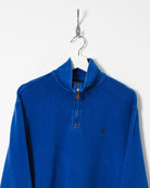 Ralph Lauren 1/4 Zip Sweatshirt - Medium - Domno Vintage 90s, 80s, 00s Retro and Vintage Clothing 