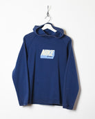 Navy Nike Just Do It High Neck Hoodie - Medium Women's