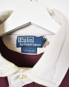 Maroon Polo Ralph Lauren Rugby Shirt - Large