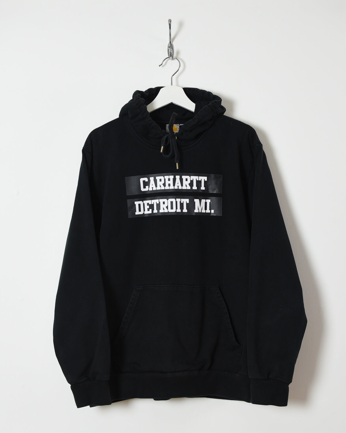 Carhartt Detroit MI. Hoodie - Large - Domno Vintage 90s, 80s, 00s Retro and Vintage Clothing 