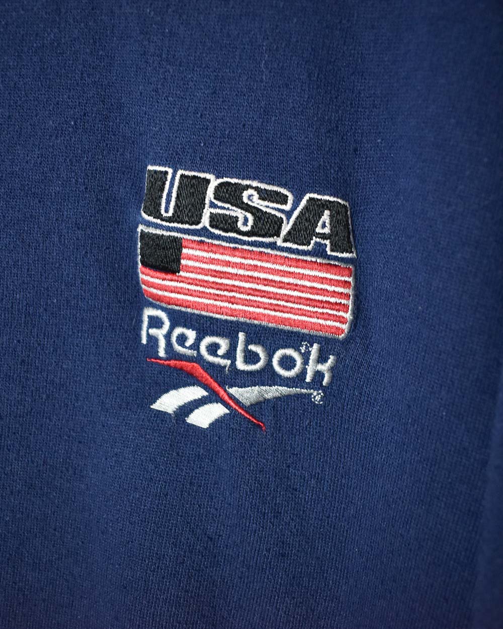 Navy Reebok USA Sweatshirt - Medium
