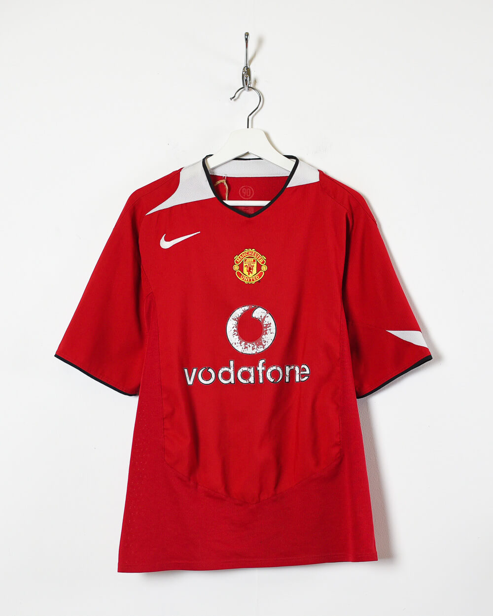 Red Nike Manchester United 2004/06 Home Football Shirt - Medium