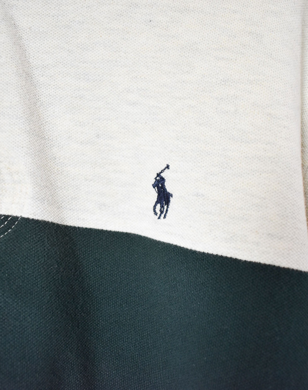 Stone Ralph Lauren Long Sleeved Polo Shirt - Small