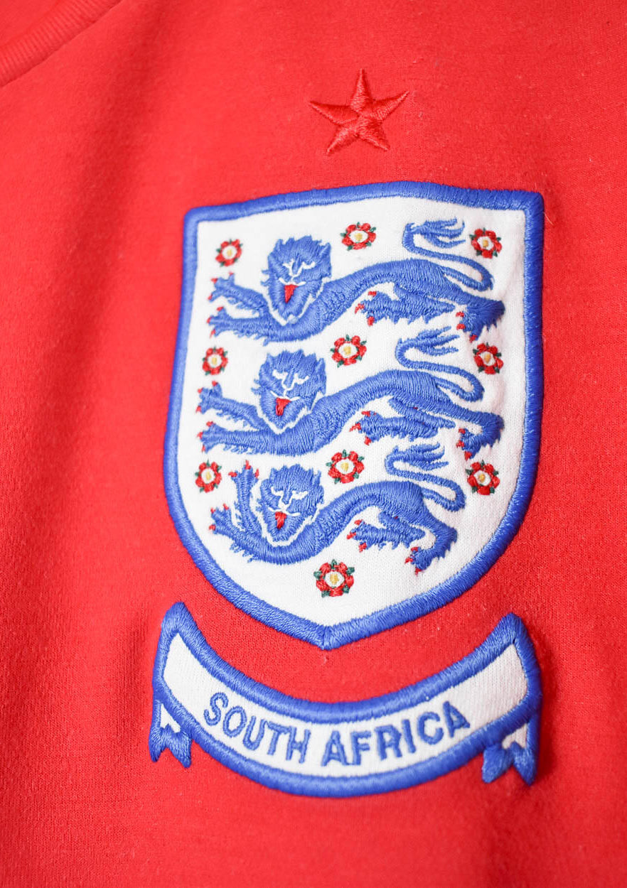 Red Umbro 2012 England Away Shirt - XX-Large