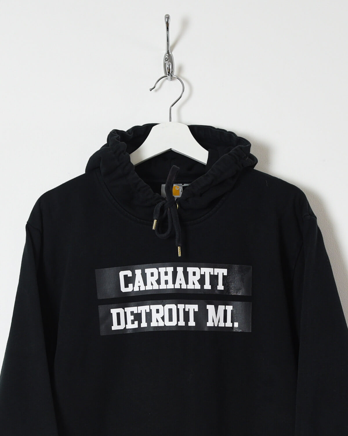 Carhartt Detroit MI. Hoodie - Large - Domno Vintage 90s, 80s, 00s Retro and Vintage Clothing 