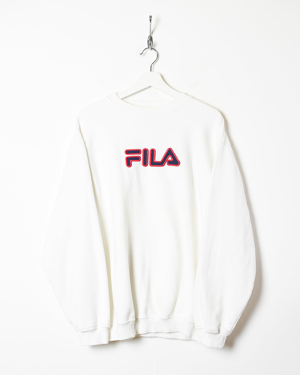 White Fila Sweatshirt - Large