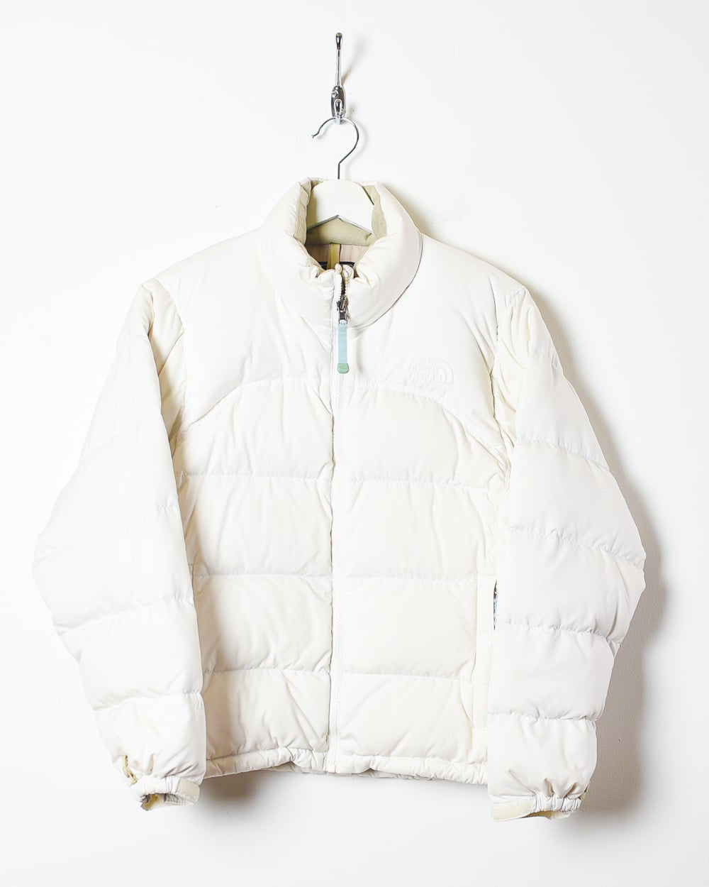 White The North Face Women's Nupste 700 Puffer Jacket - Small 