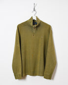 Ralph Lauren 1/4 Zip Sweatshirt - Medium - Domno Vintage 90s, 80s, 00s Retro and Vintage Clothing 