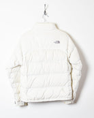 White The North Face Women's Nupste 700 Puffer Jacket - Medium 