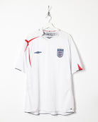 White Umbro 2005/07 England Home Shirt - XXX-Large