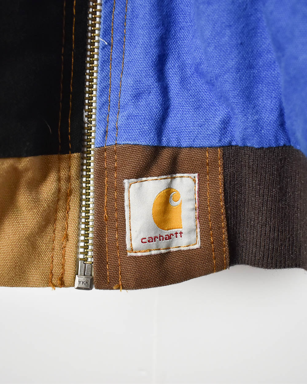 Multi Carhartt Reworked Workwear Hooded Jacket - Small