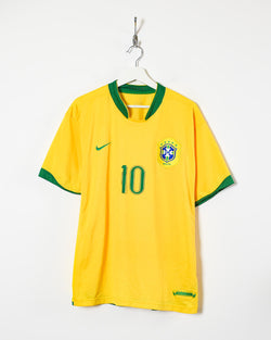 Ronaldinho Brazil Shirt 2006 Home, Ronaldinho Jersey Number 10