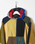 Multi Carhartt Reworked Workwear Hooded Jacket - Medium