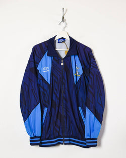 Vintage 90s Navy Umbro Tottenham Hotspur 1992/94 Tracksuit Top - Medium  Polyester– Domno Vintage