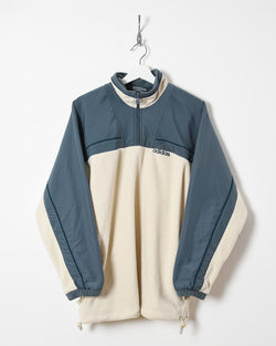 Adidas 1/4 Zip Colour Block Fleece - Medium - Domno Vintage 90s, 80s, 00s Retro and Vintage Clothing 