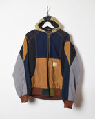 Multi Carhartt Reworked Workwear Hooded Jacket - Small