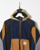 Multi Carhartt Reworked Workwear Hooded Jacket - Small