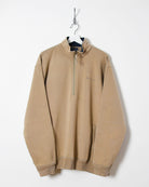Champion 1/4 Zip Sweatshirt - X-Large - Domno Vintage 90s, 80s, 00s Retro and Vintage Clothing 
