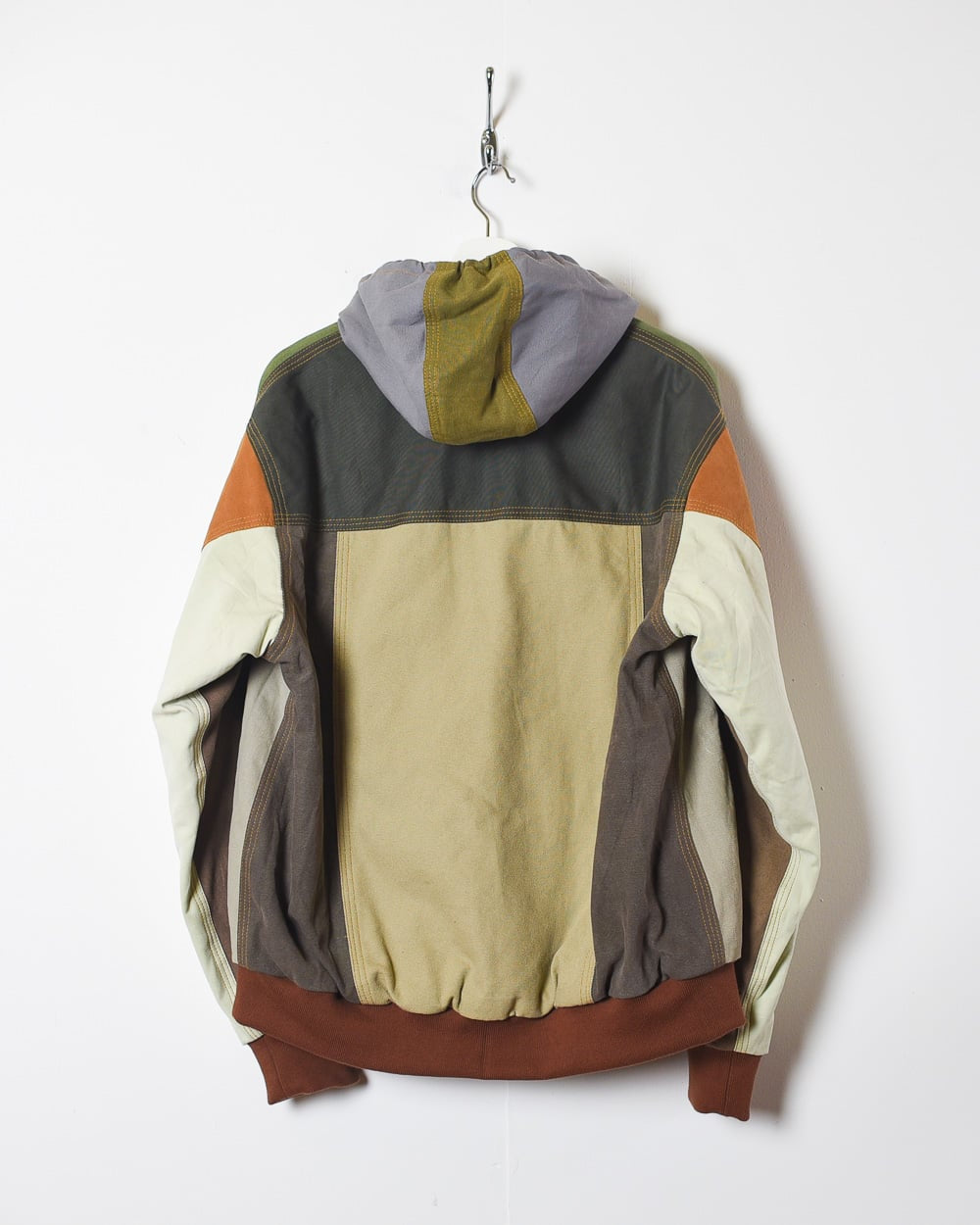 Carhartt Reworked Jacket Mens Workwear Hooded Vintage Bomber Size