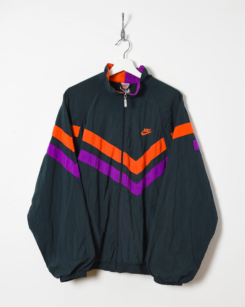 Vintage 90s Black Nike Shell Jacket - Large– Domno
