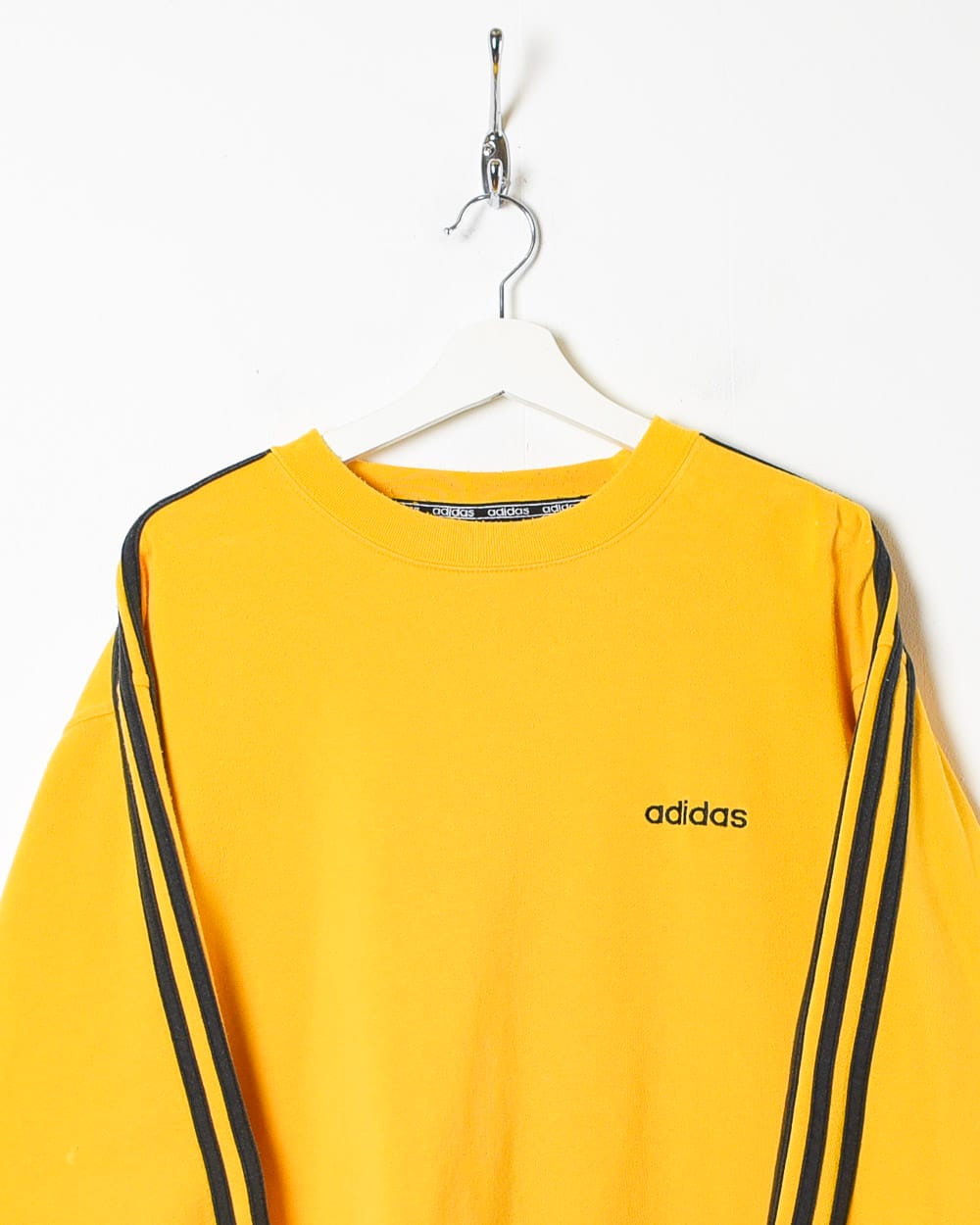 Yellow Adidas Sweatshirt - Large