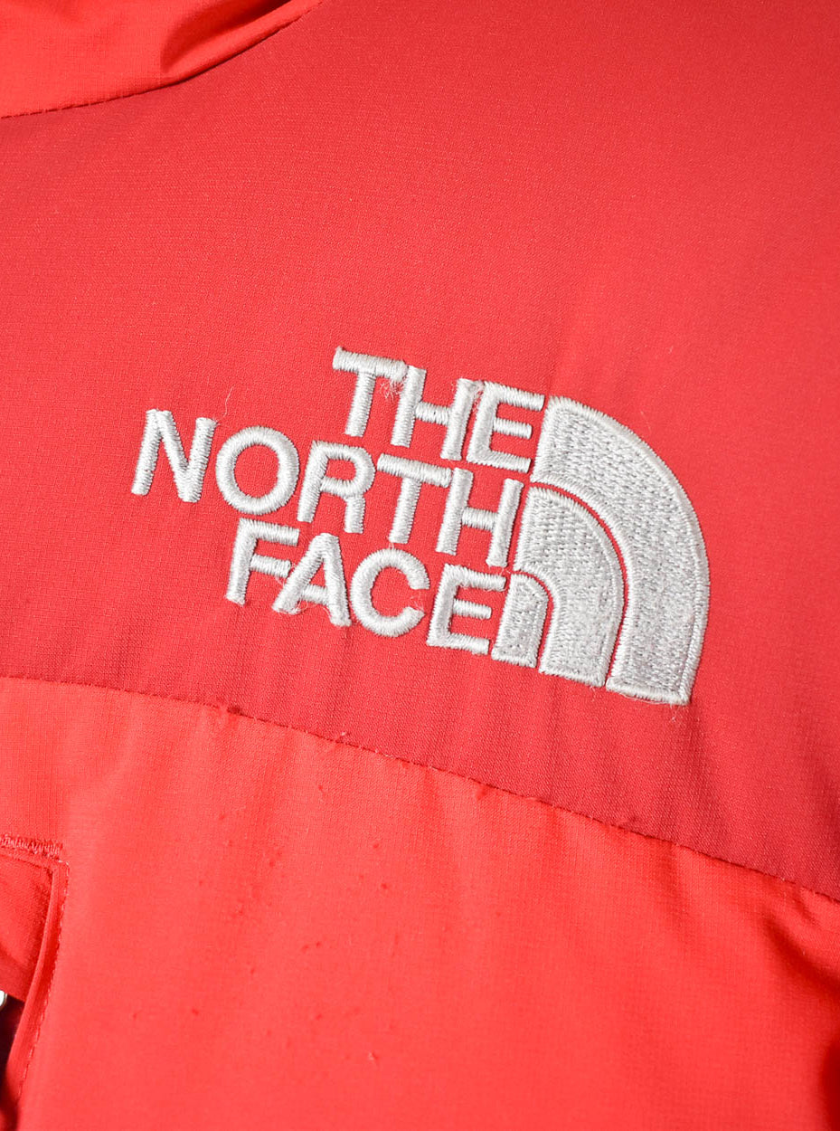 Red The North Face Women's Hyvent Hooded Puffer Jacket - Large 