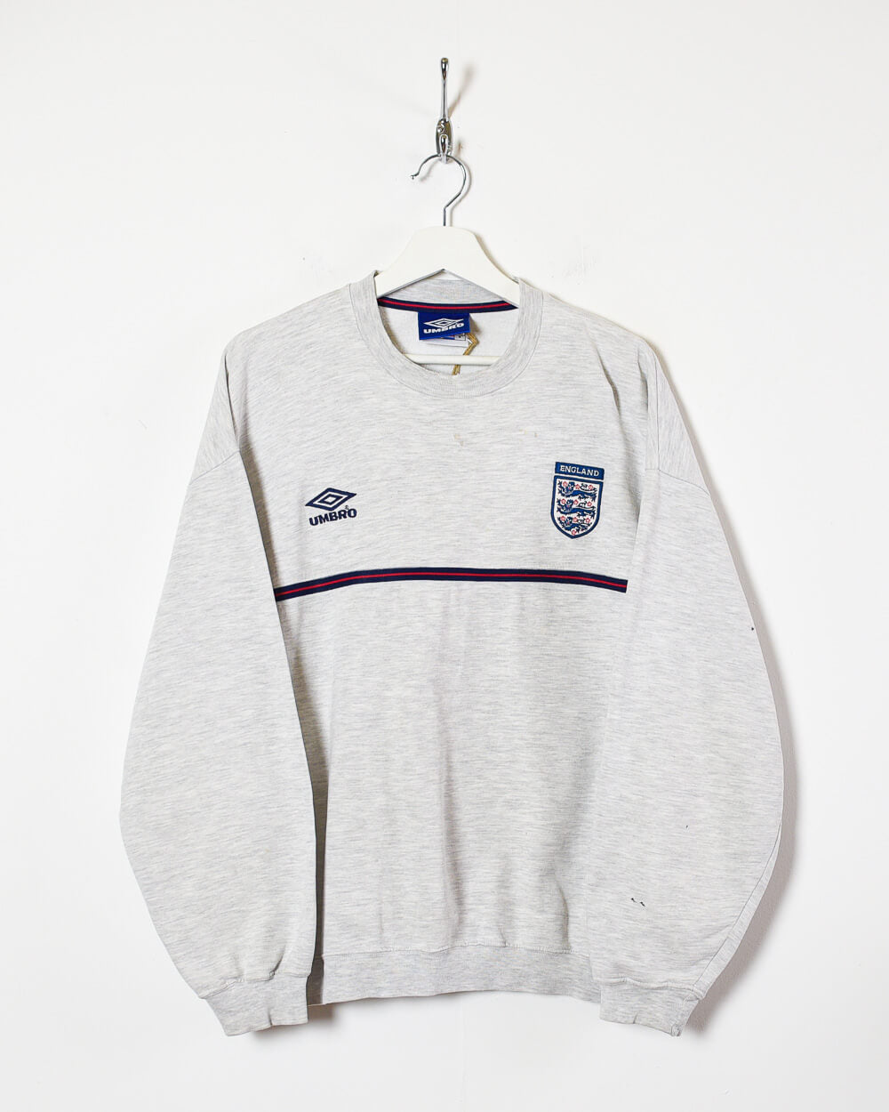 Stone Umbro England 90s Sweatshirt - Small