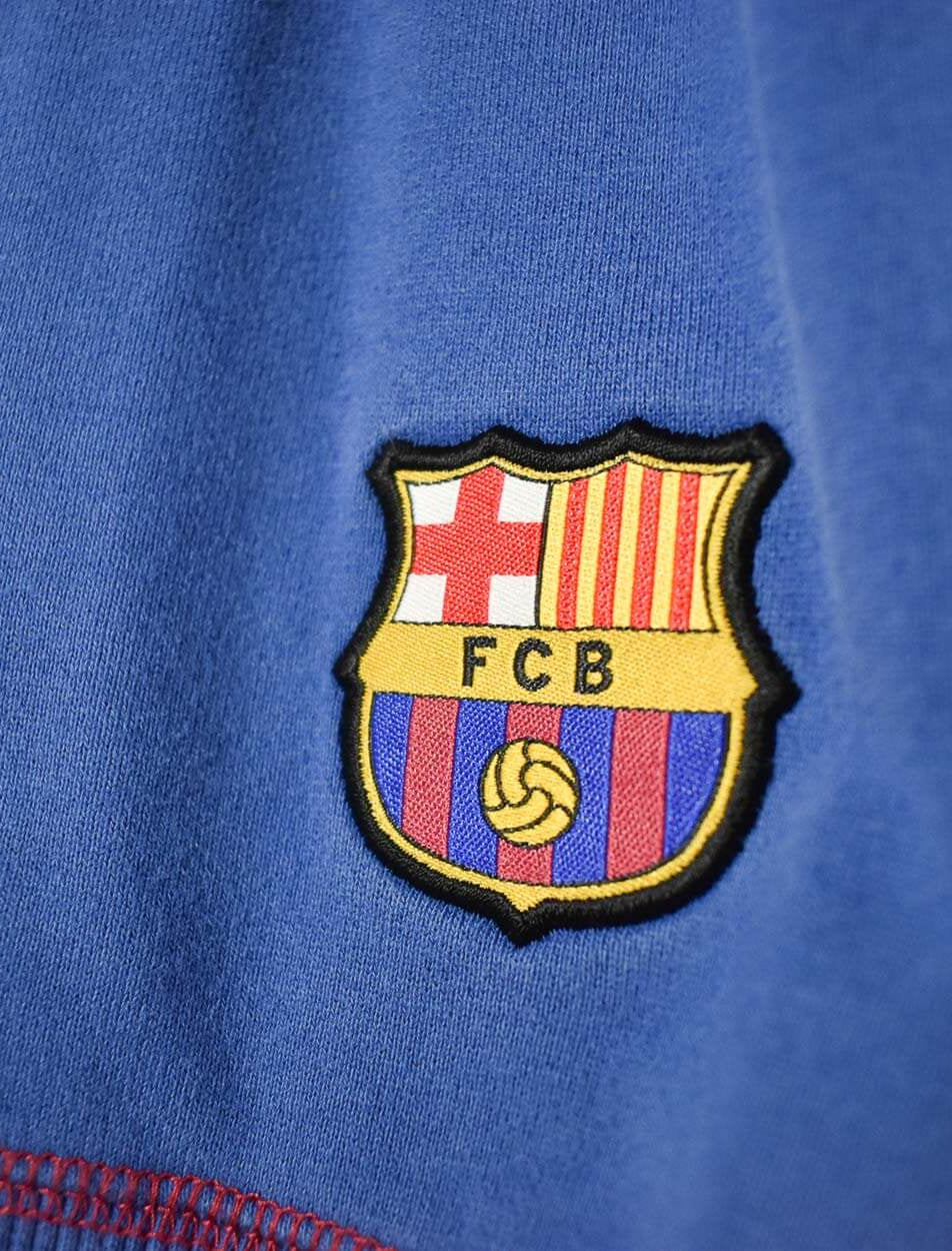 Blue Nike FC Barcelona Hoodie - Small